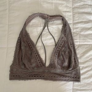 Urban Outfitters grey lace bralette
